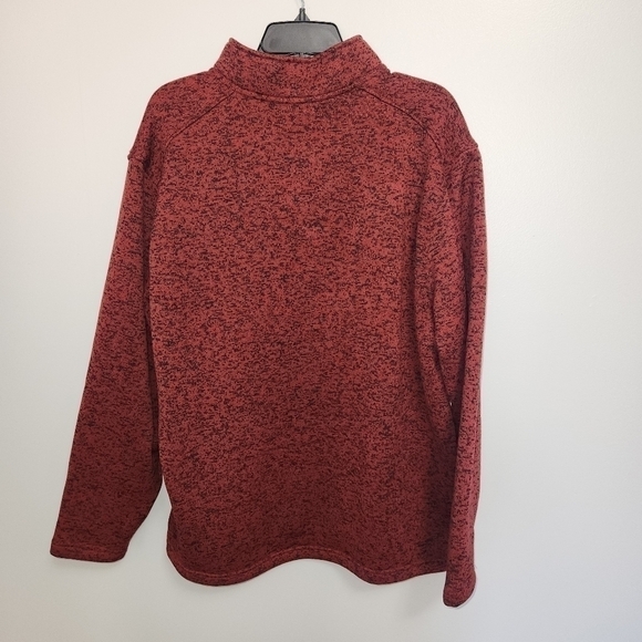 Outdoor by Roundtree & York Men's Knit Pullover Sweater Red/Black Size XL - Picture 3 of 10